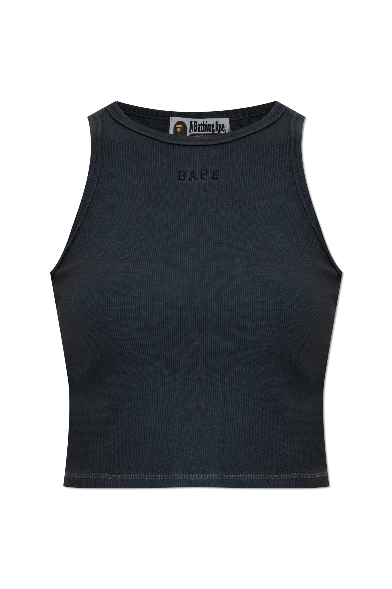 AAPE BY *A BATHING APE® logo-embroidered Tank Top | Black